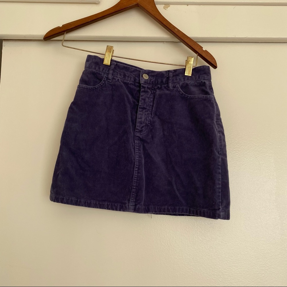 Cordury skirt
